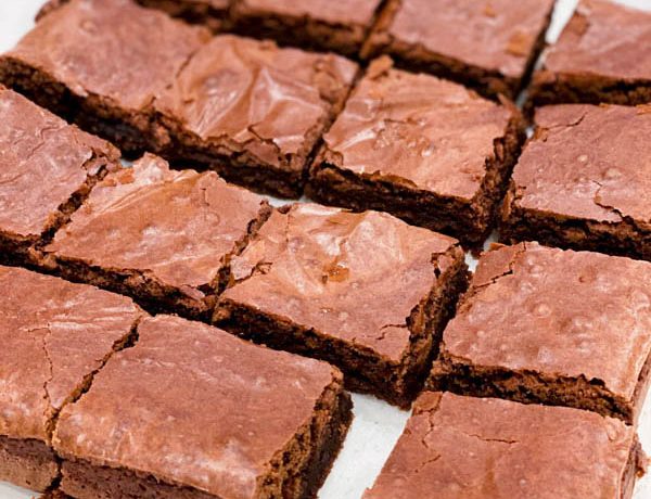 Chocolate Brownie cut into 16 pieces