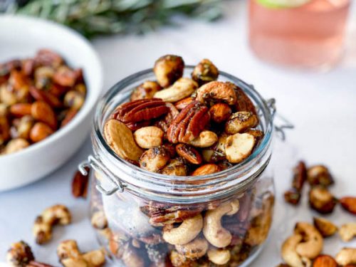 Sweet and Spicy Nuts - Katy's Food Finds