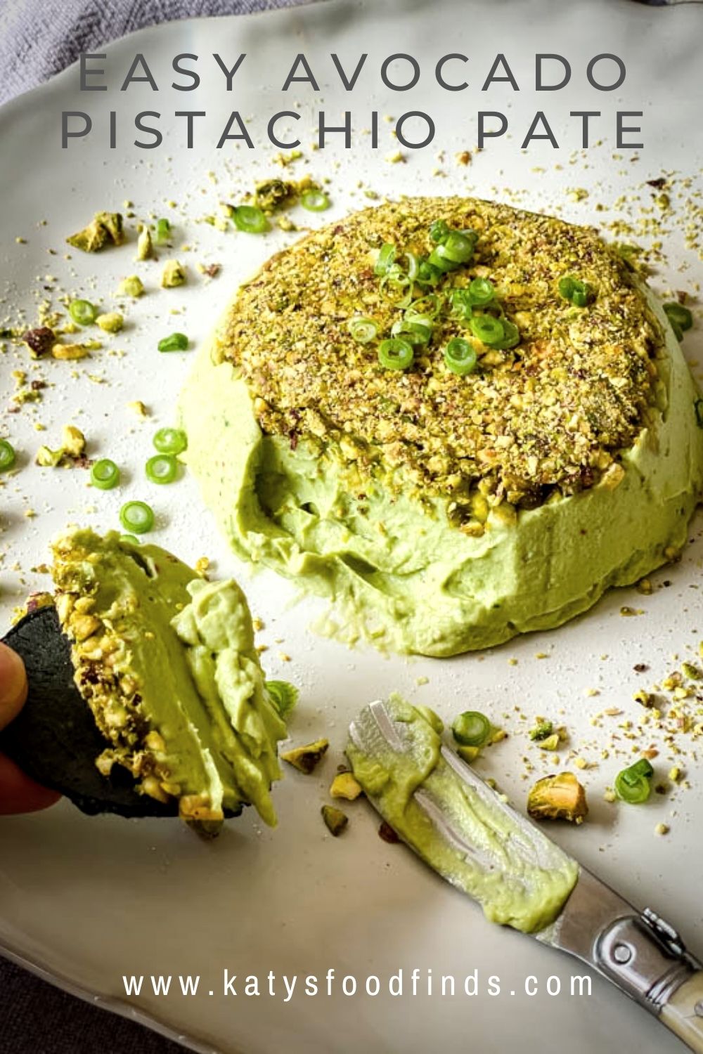 Easy Avocado Pistachio Pate Katy's Food Finds