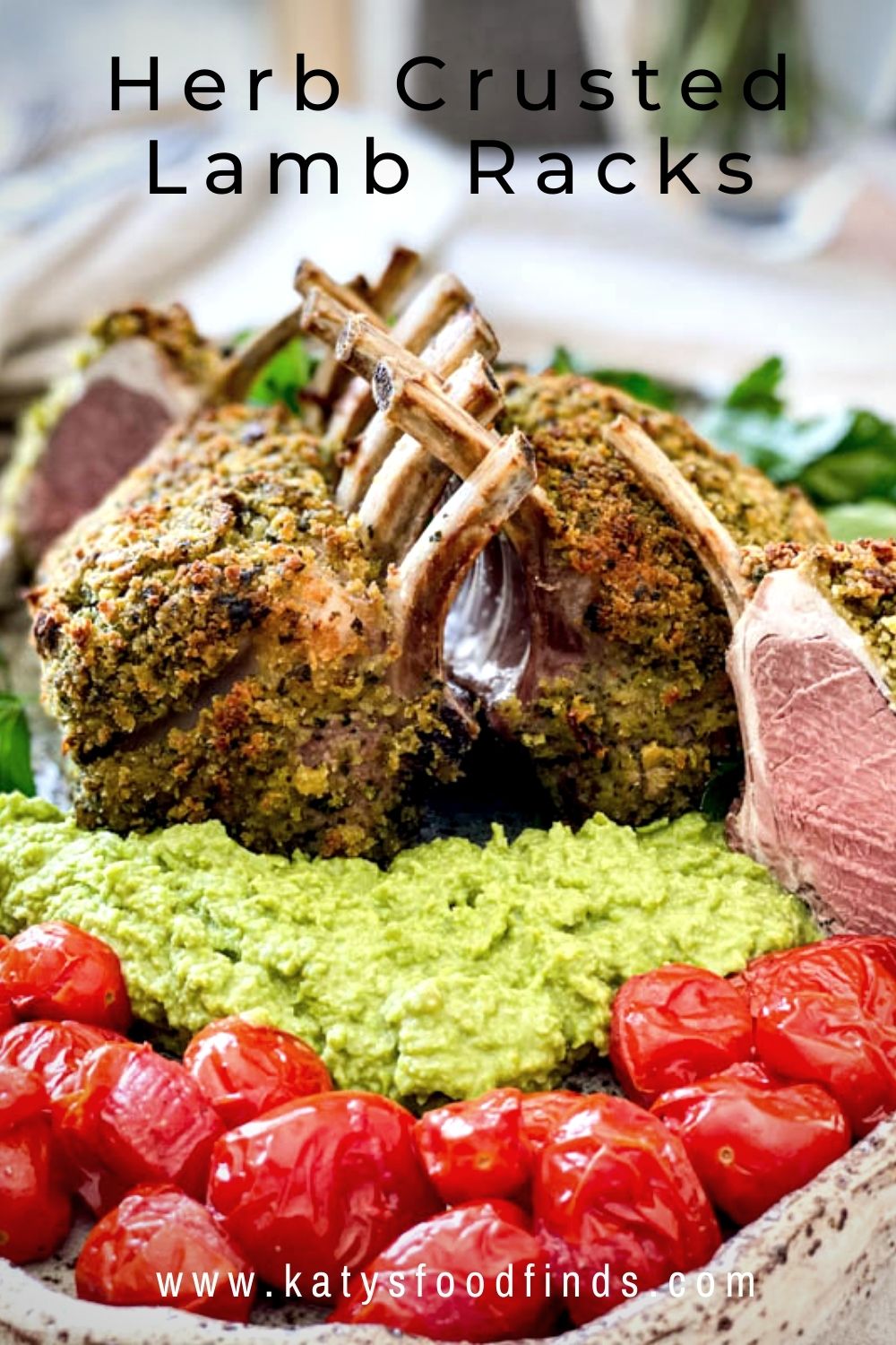 Herb Crusted Lamb Racks Katy's Food Finds