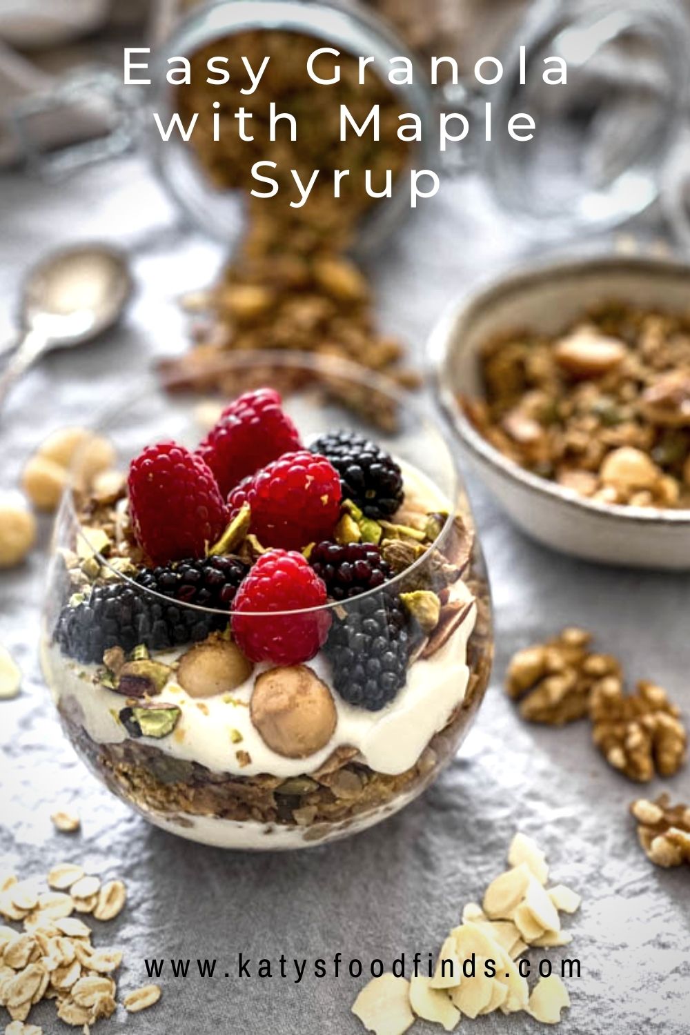 Easy Granola with Maple Syrup - Katy's Food Finds