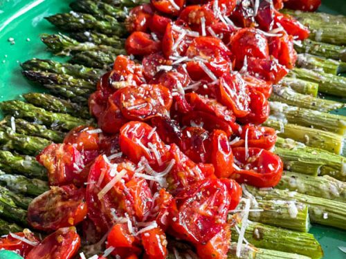 Roasted Asparagus and Tomato Salad Roasted Asparagus and Tomato Salad